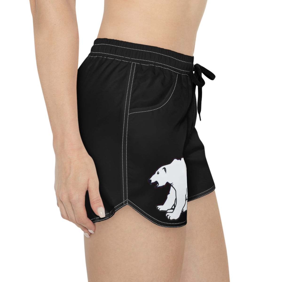 North Saint Paul NSP Polars Women's Black Casual Shorts