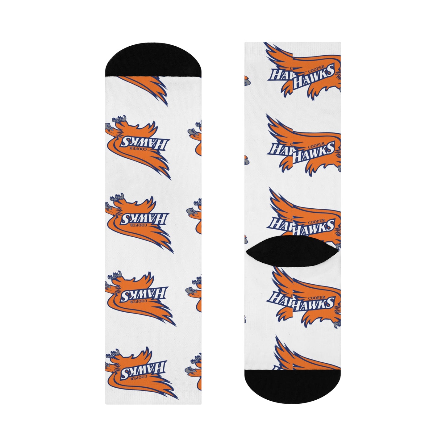 Robbinsdale Cooper Hawks Cushioned Crew Socks - Team Spirit Sports Socks