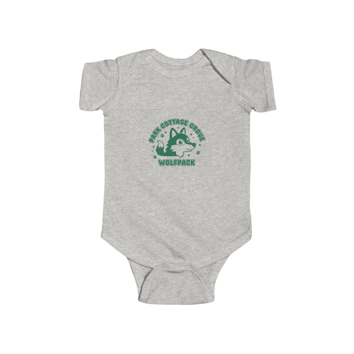 Park Wolfpack Infant Bodysuit - Cute Baby Apparel for Little Fans