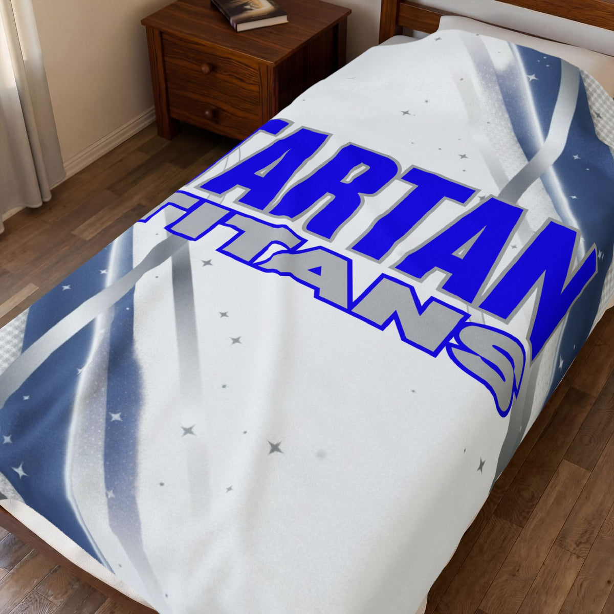 Tartan Titans Cozy Velveteen Plush Blanket