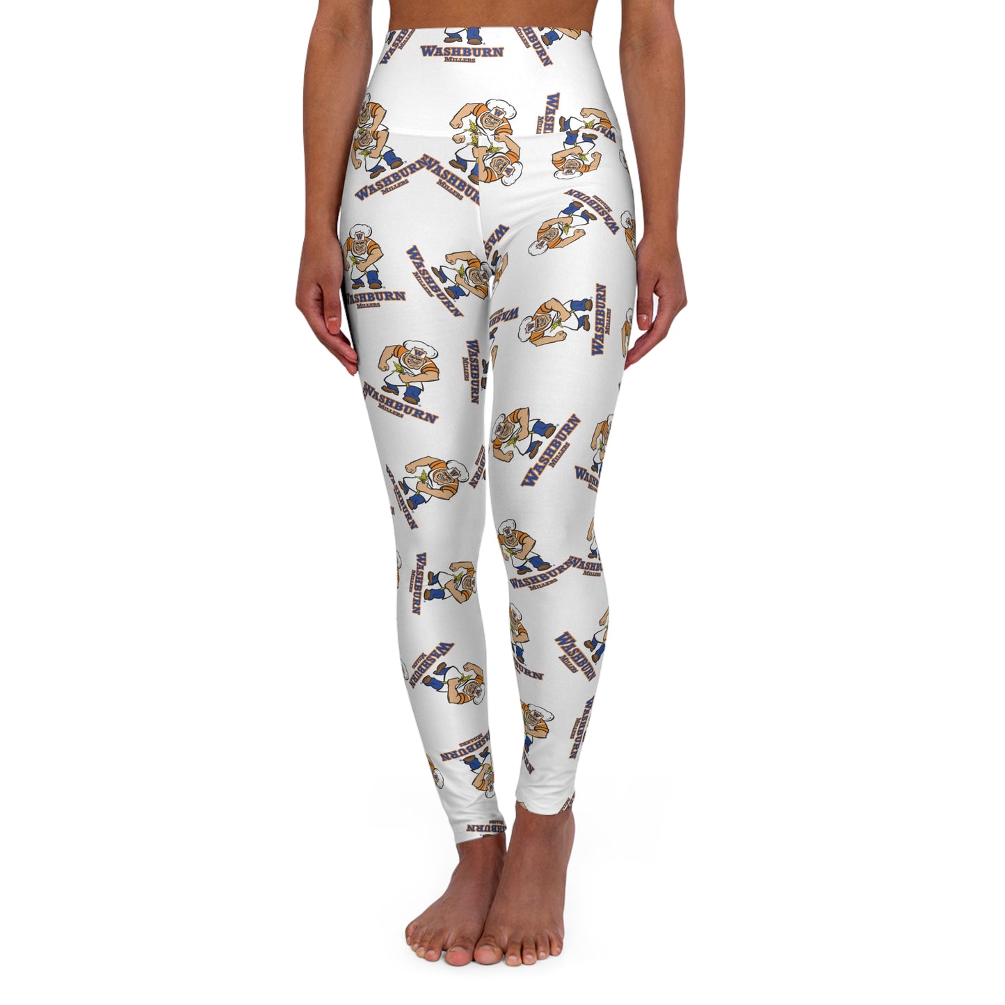 Minneapolis Washburn Millers High Waisted Leggings - Stylish Comfort for Active Lifestyles