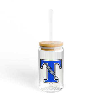 Tartan Titans 16oz Sipper Glass