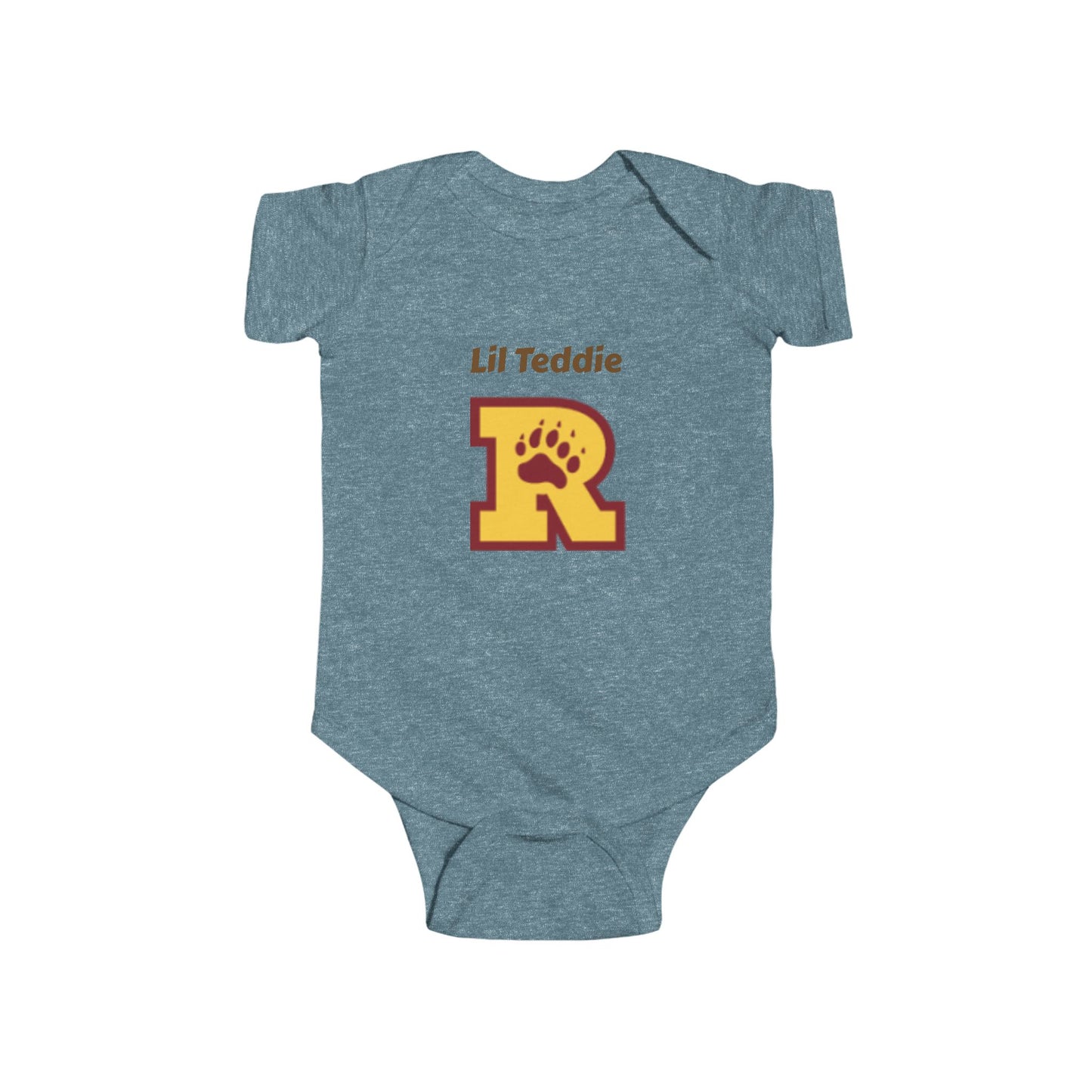 Minneapolis Roosevelt Cute Infant Bodysuit - 'Lil Teddie' Personalized Baby Outfit