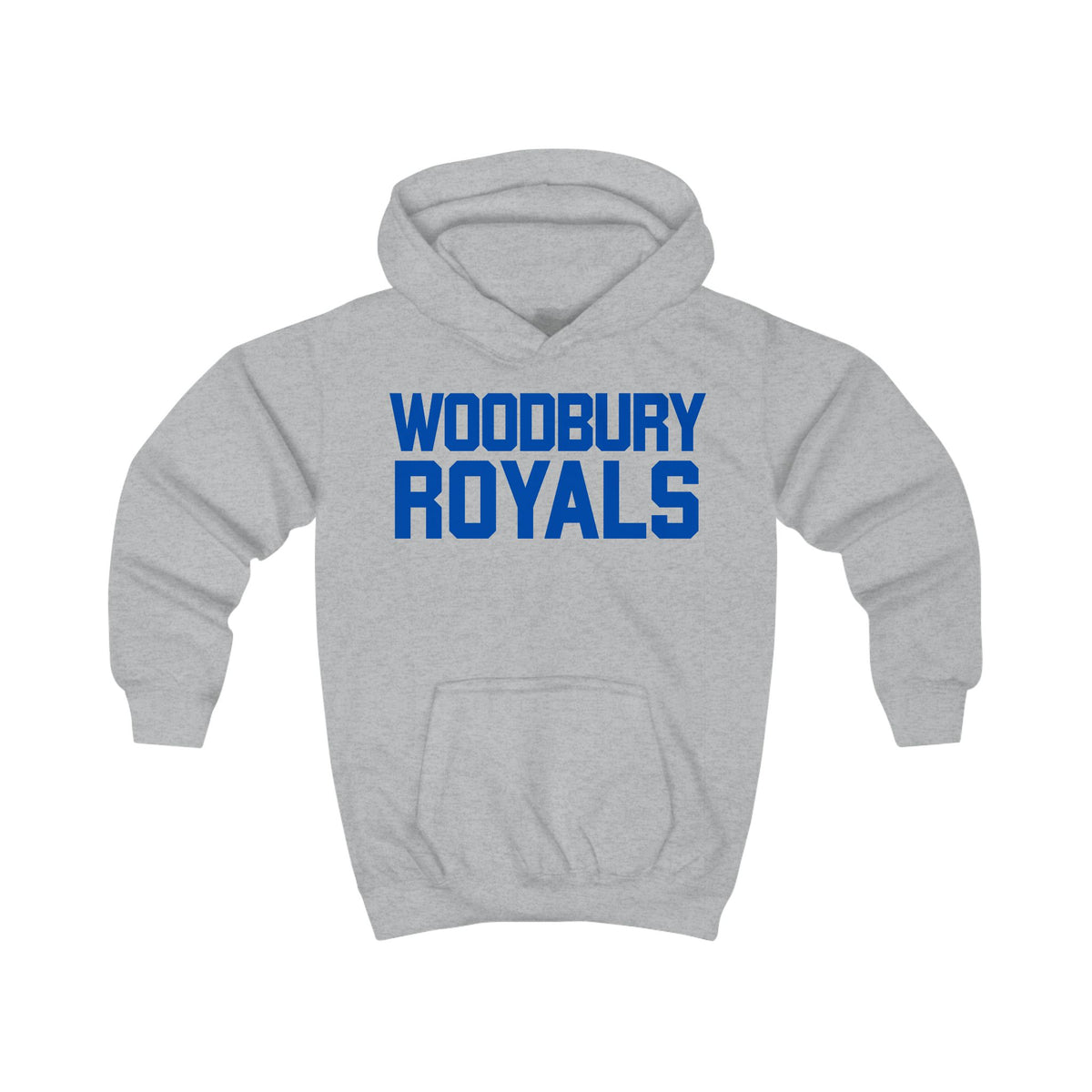 Woodbury Royals Kids Hoodie – Blue Lion School Spirit Design