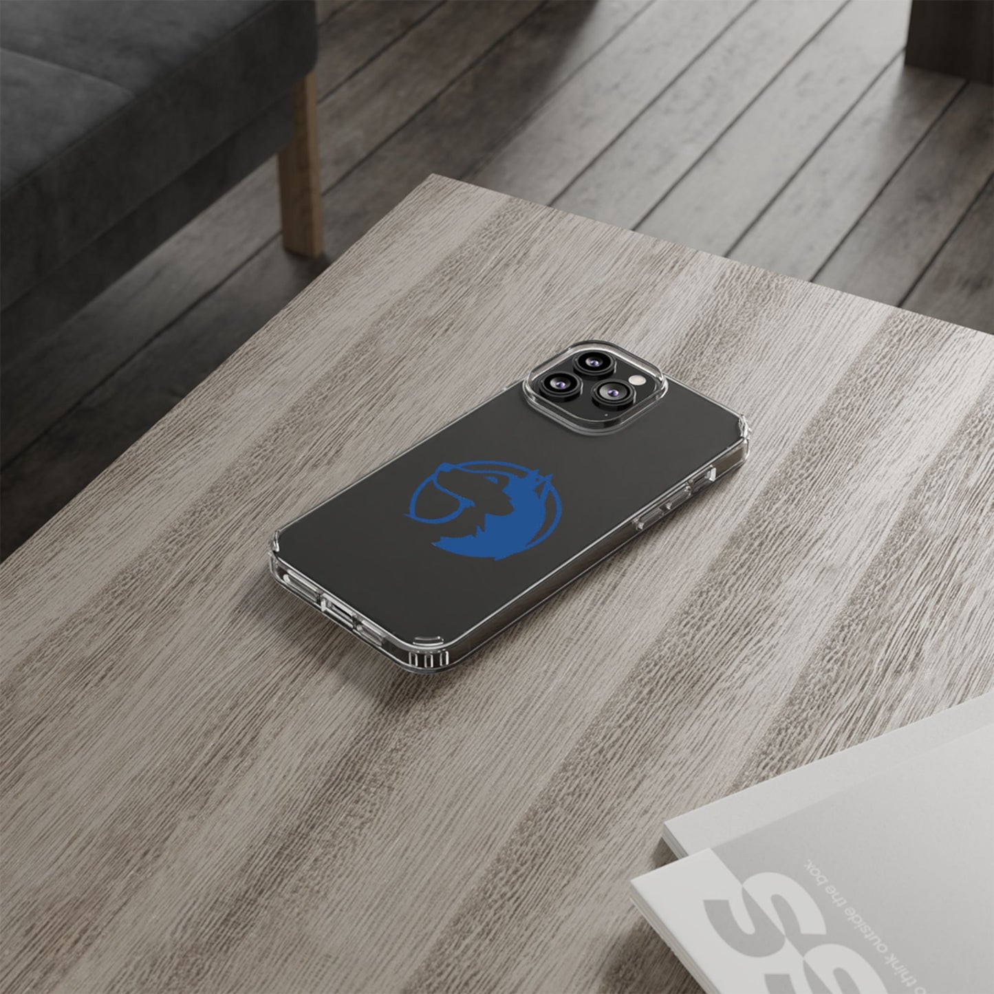 Saint Anthony Huskies Clear Phone Case