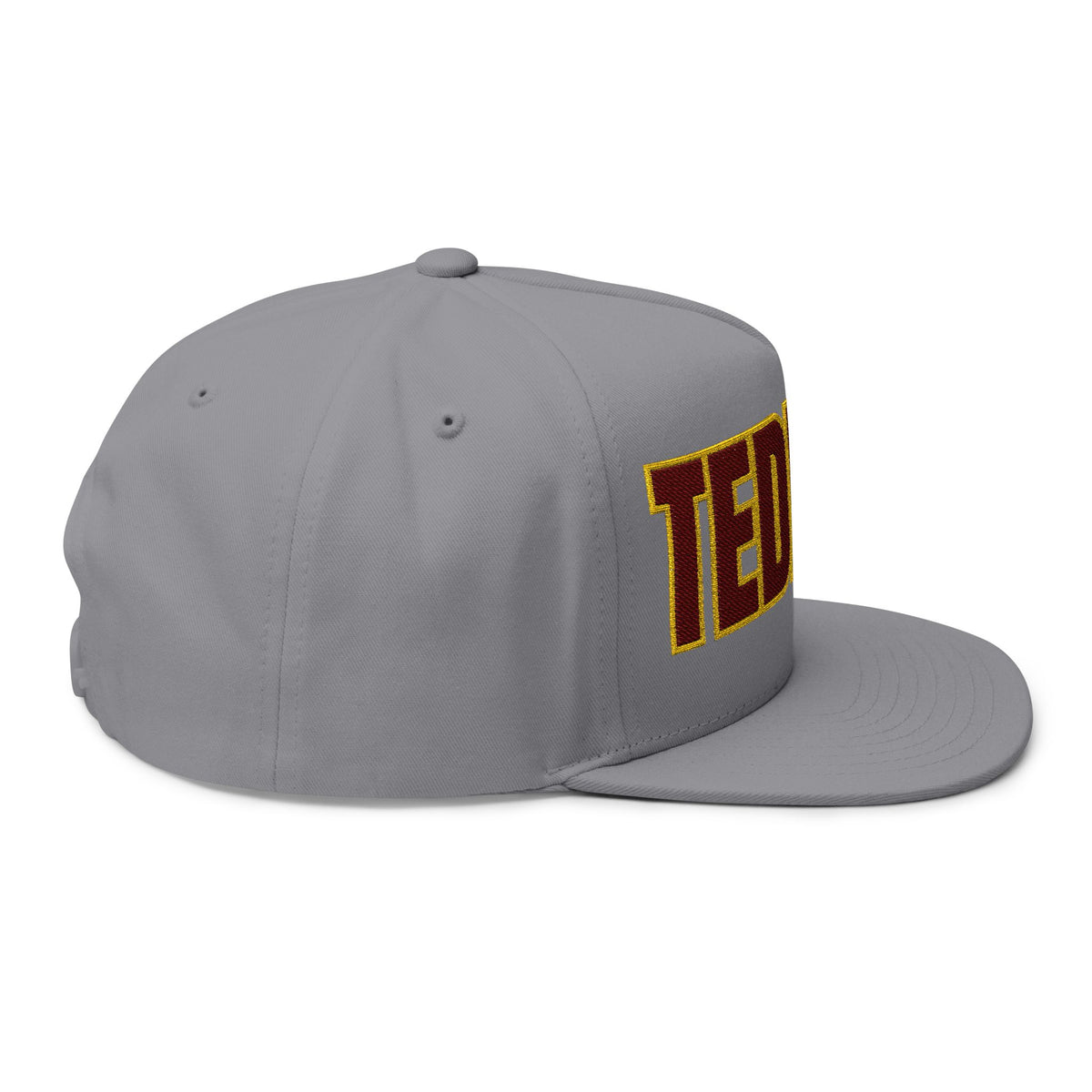 Minneapolis Roosevelt Teddies Embroidered Flat Bill Cap — School Spirit Snapback