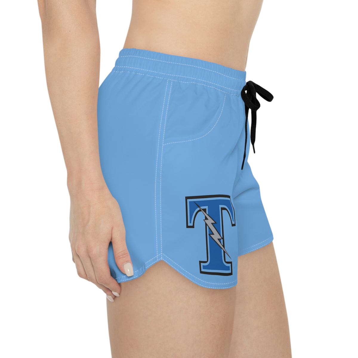Tartan Titans Women's Light Blue Casual Shorts