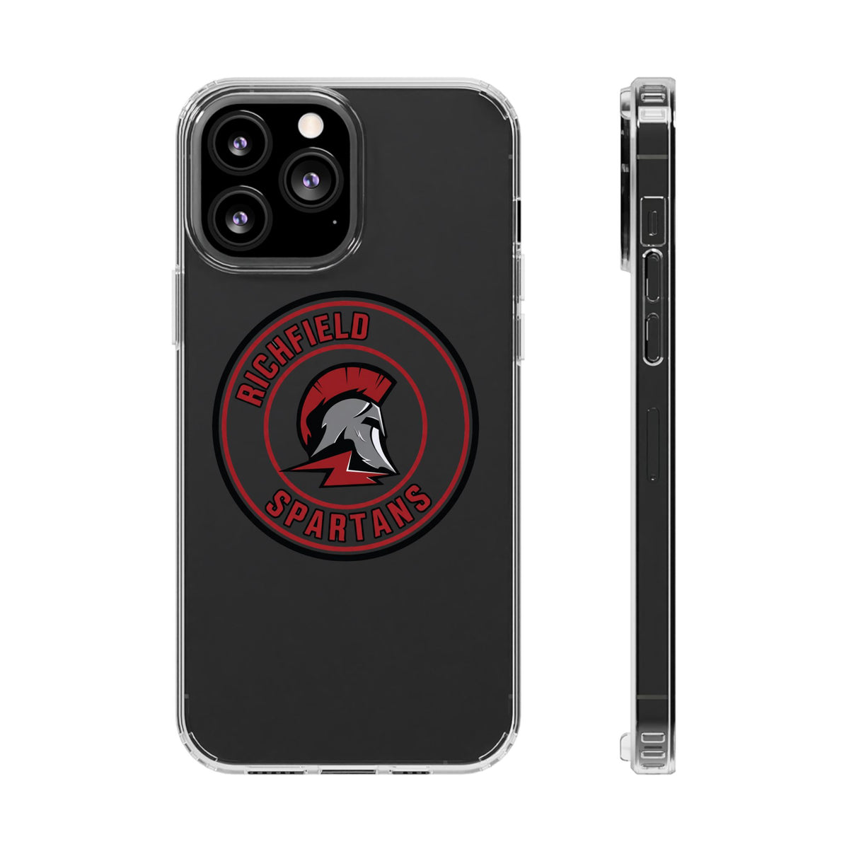Richfield Spartans Clear Phone Case - Durable Phone Protection for Everyday Use