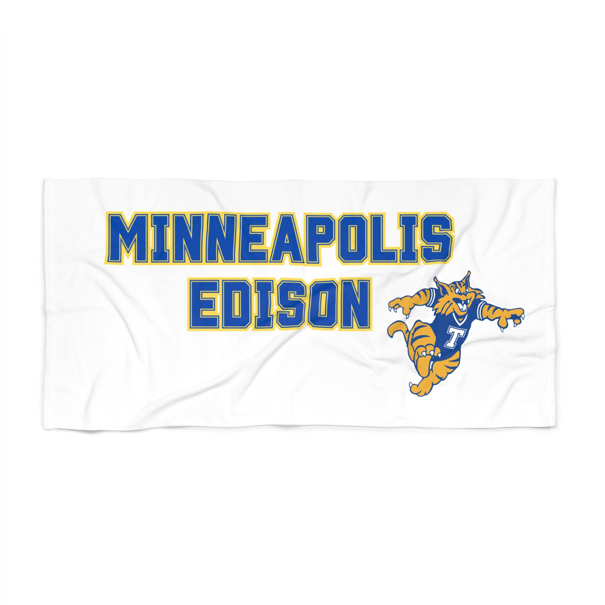 Minneapolis Edison Tommies Beach Towel - Personalized Summer Essential