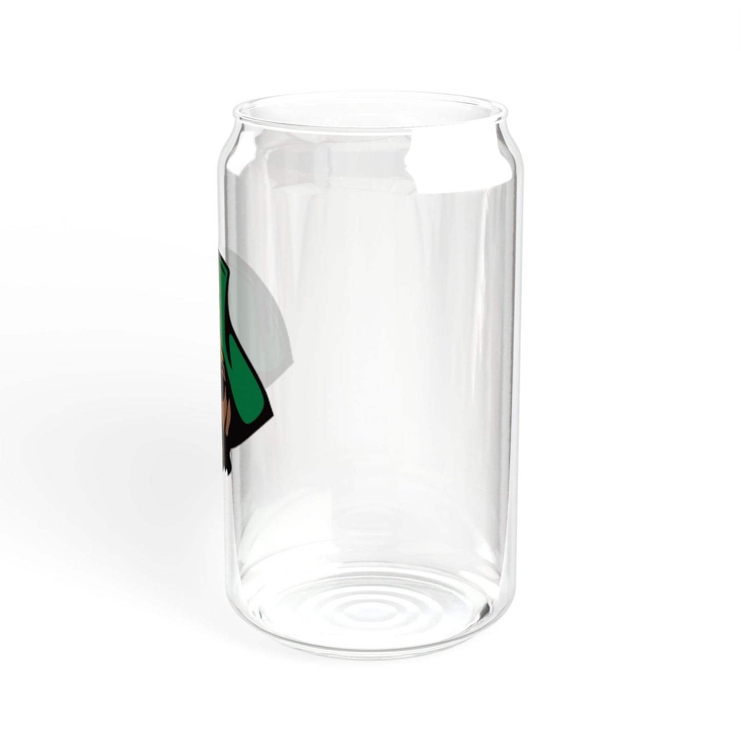 Park Center Pirates-Themed Sipper Glass with Bamboo Lid - 16oz Drinking Jar