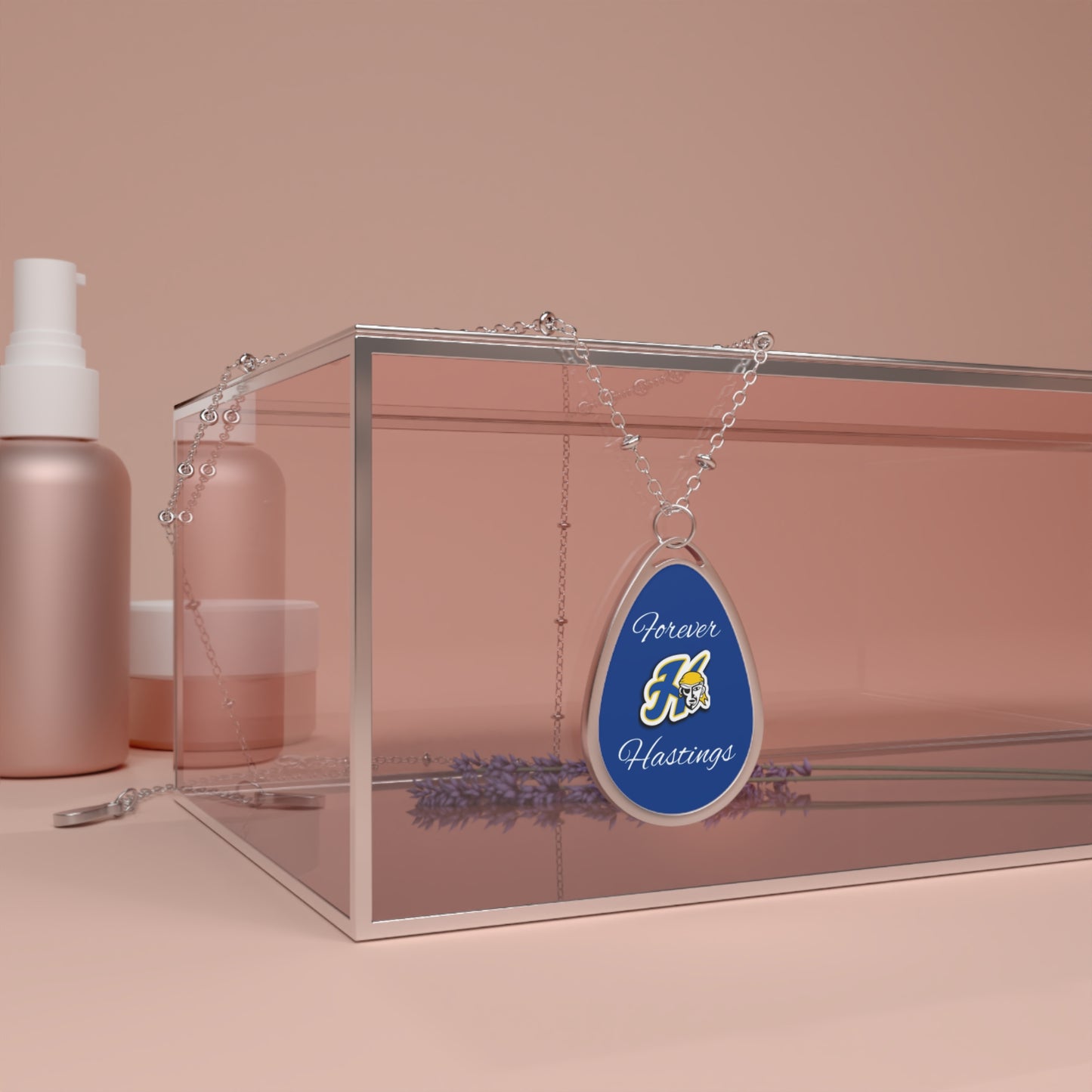 Hastings Raiders "Forever" Oval Pendant Necklace