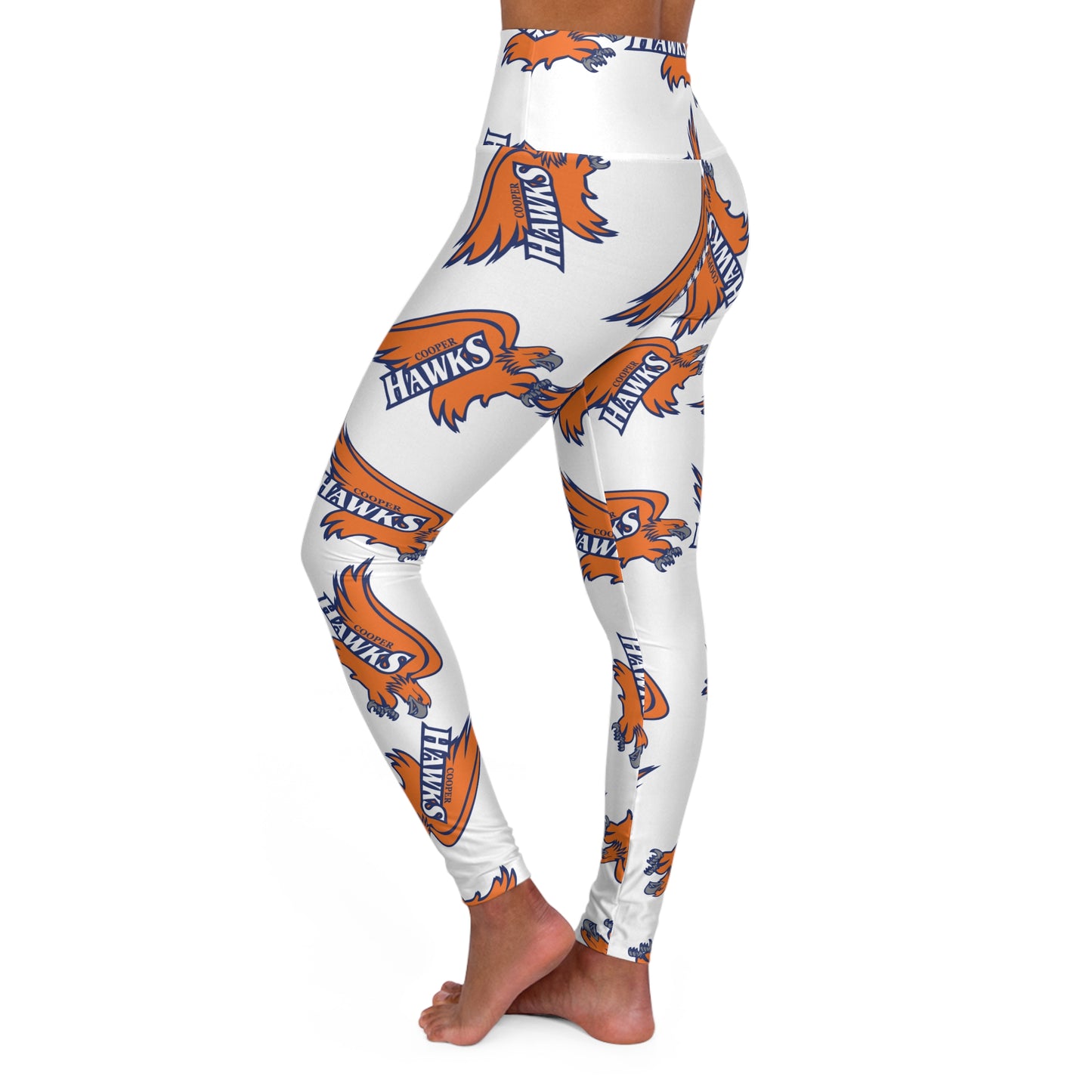 Robbinsdale Cooper Hawks High Waisted Leggings - Comfortable Fitness Wear for Active Lifestyle
