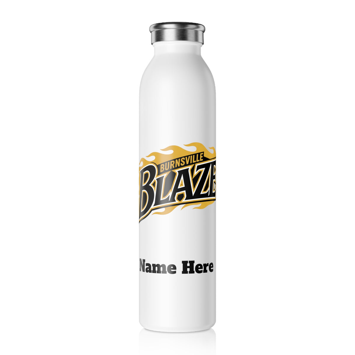 Burnsville Blaze Slim Water Bottle — Stainless Insulated Bottle