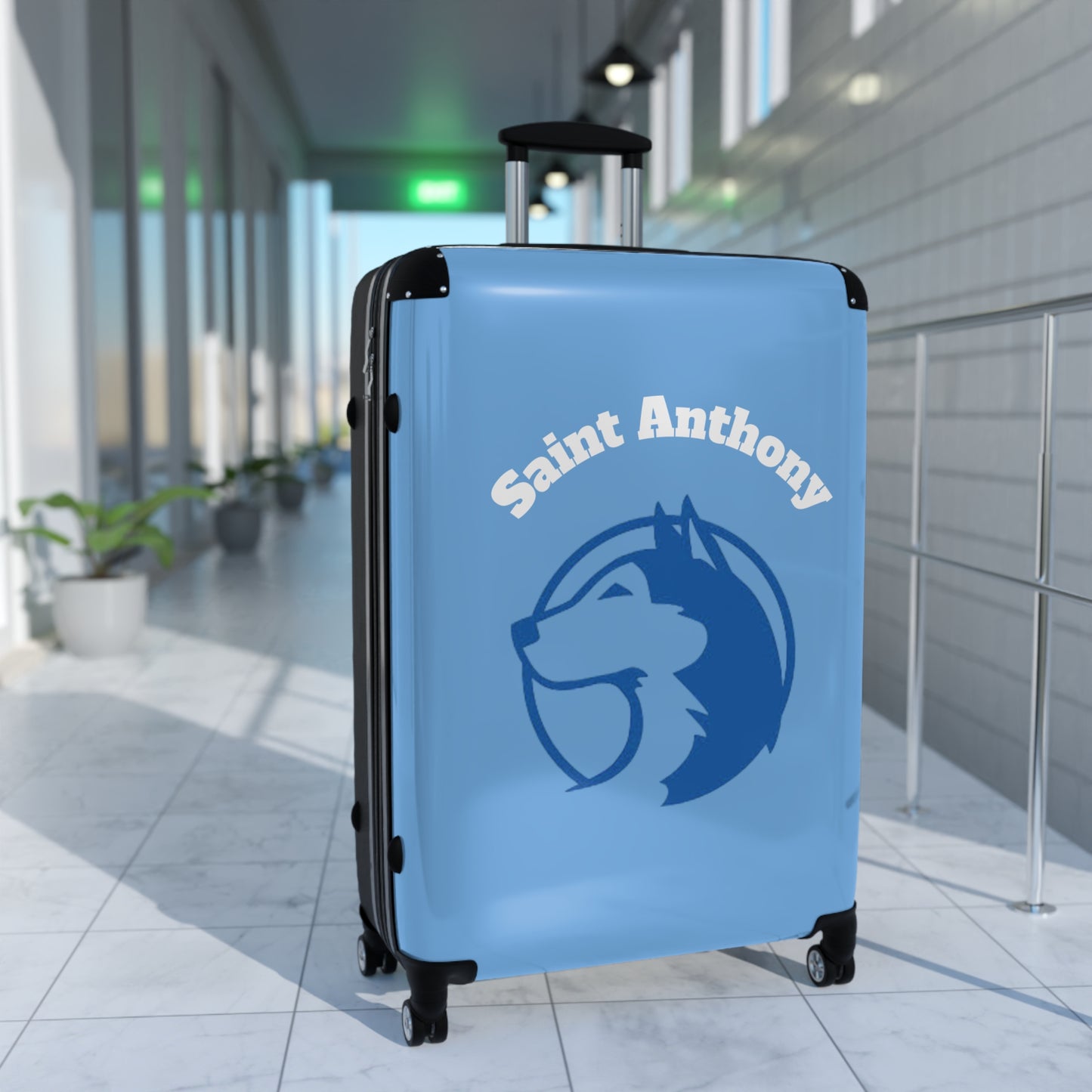 Saint Anthony Huskies Carry-On Suitcase