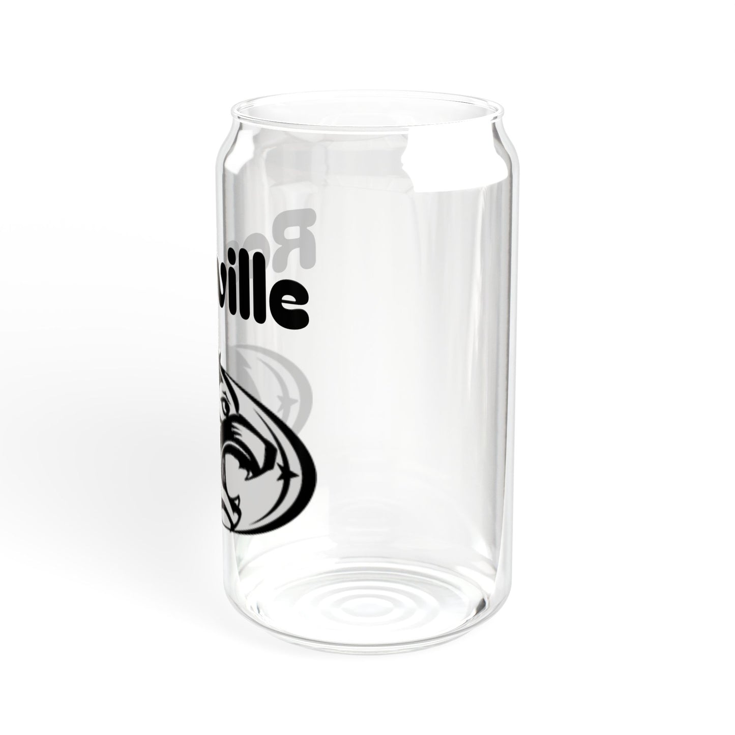 Roseville Raiders 16oz Sipper Glass with Nature-Inspired Design - Eco-Friendly Drinkware