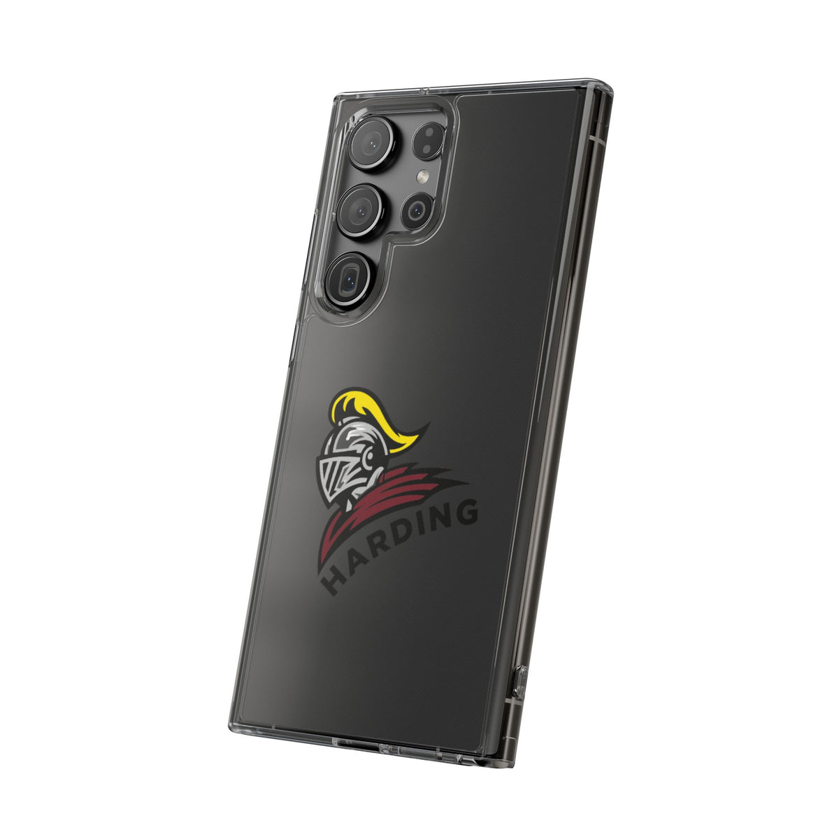 Clear Phone Case with Harding Logo
