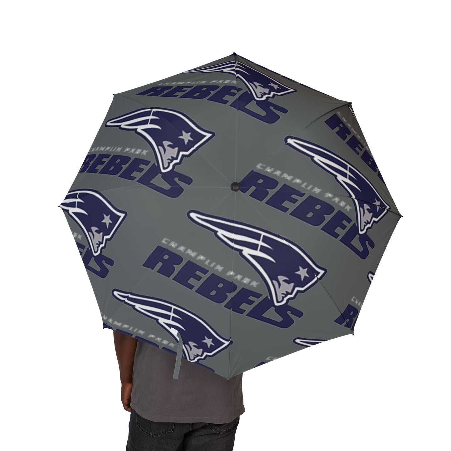 Champlin Park Rebels Stylish Foldable Umbrella - Compact Rain Protection
