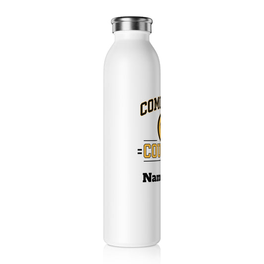 Como Park Cougars Slim Water Bottle — Stainless Insulated Bottle
