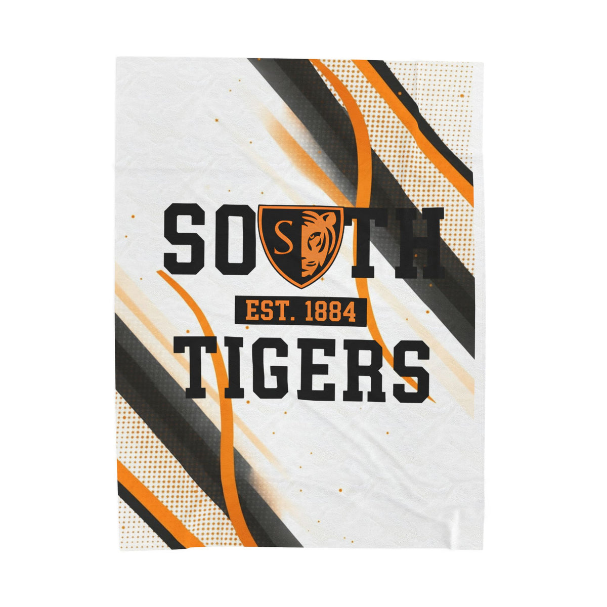 Minneapolis South Tigers Velveteen Blanket - Cozy and Loungey