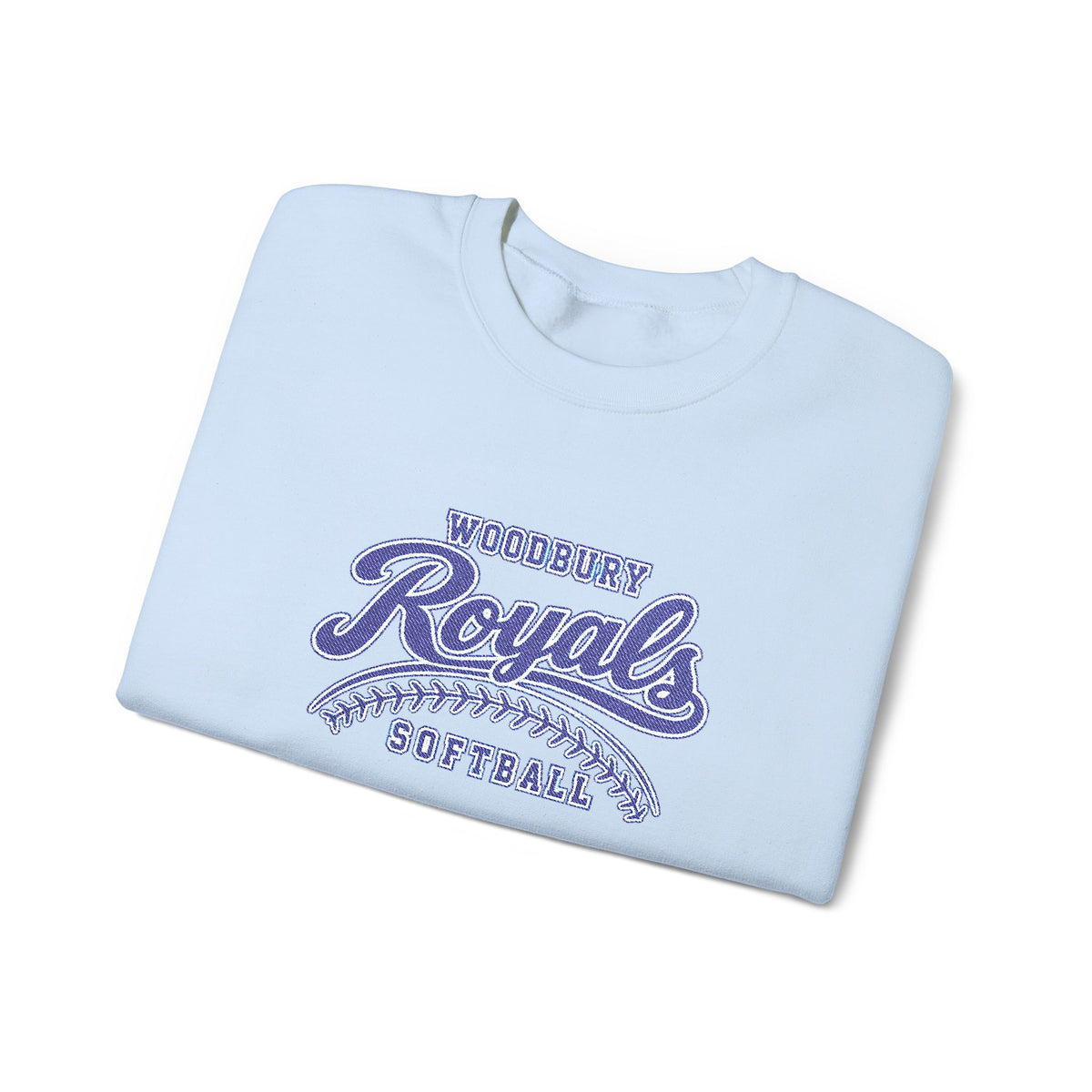 Royal Blue Script Crewneck Sweatshirt