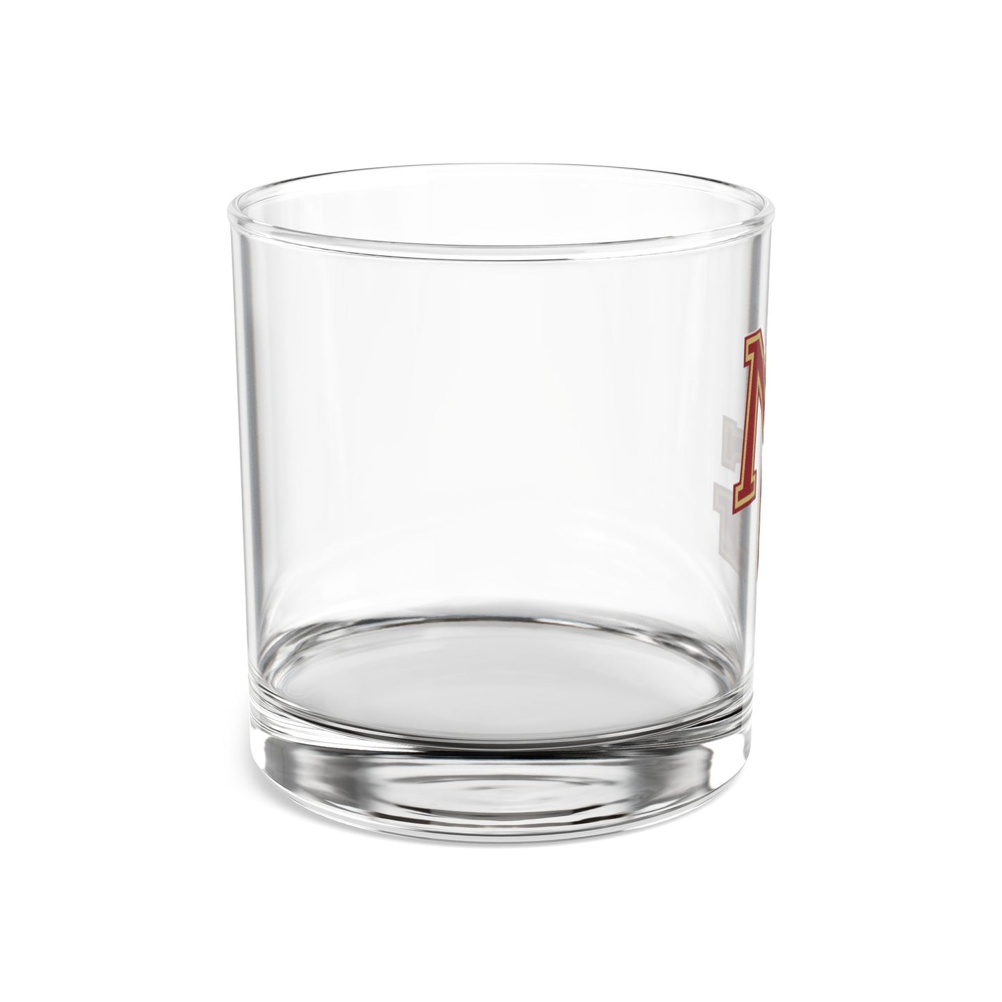 Maple Grove Crimson Rocks Glass - 10oz