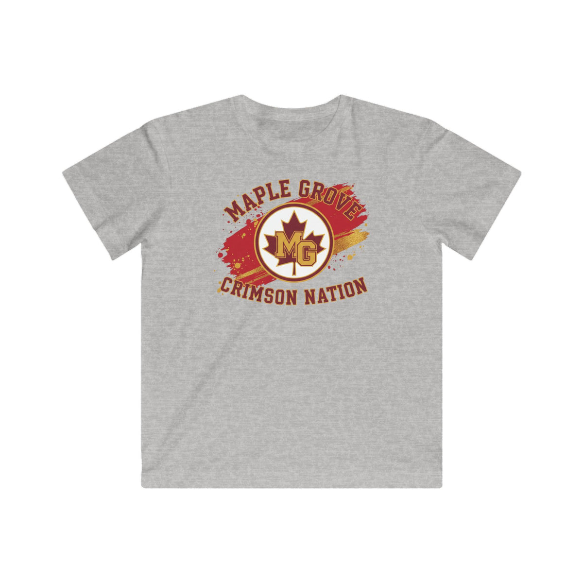 Maple Grove Crimson T-Shirt - Tee for Boys and Girls