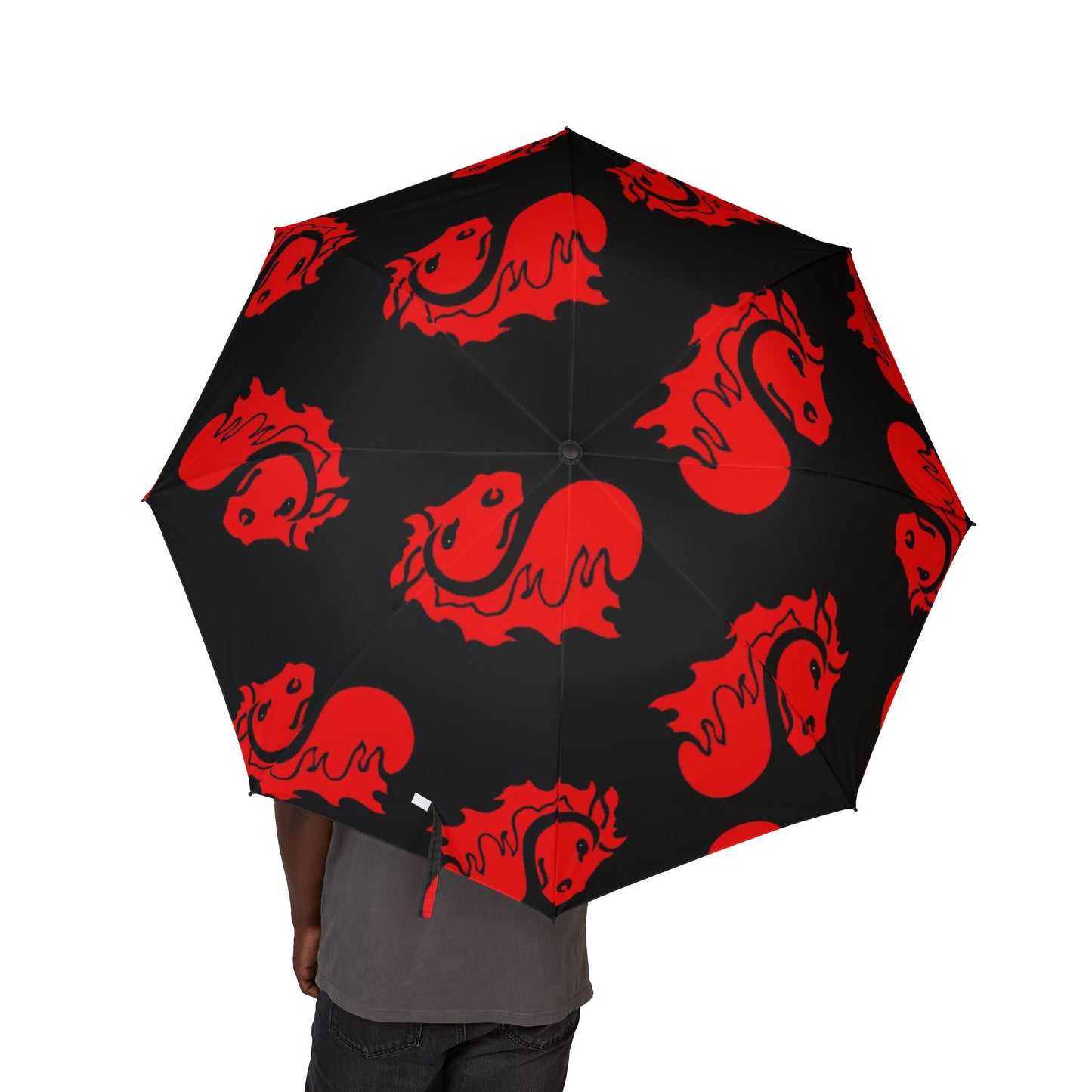 Stillwater Ponies Stylish Foldable Umbrella - Compact Rain Protection