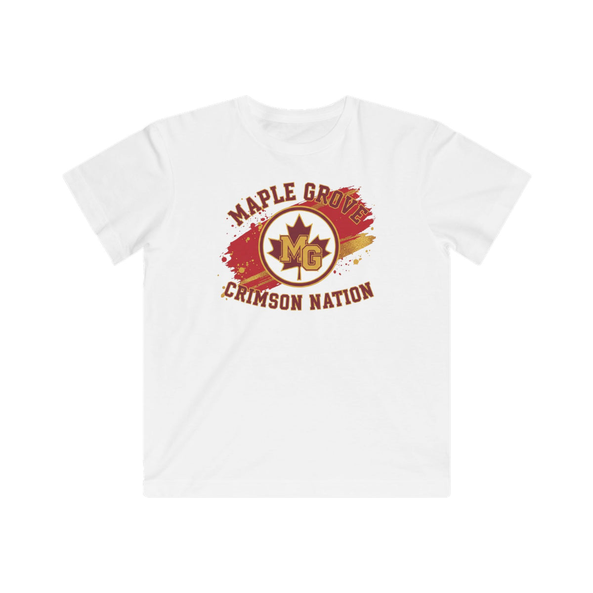 Maple Grove Crimson T-Shirt - Tee for Boys and Girls