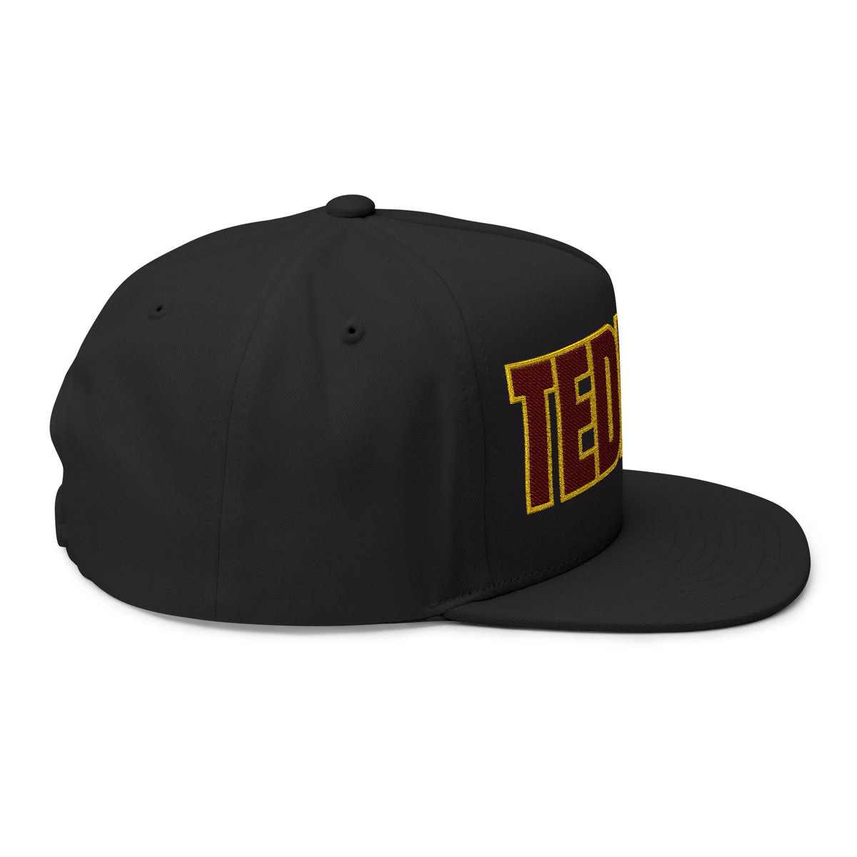 Minneapolis Roosevelt Teddies Embroidered Flat Bill Cap — School Spirit Snapback