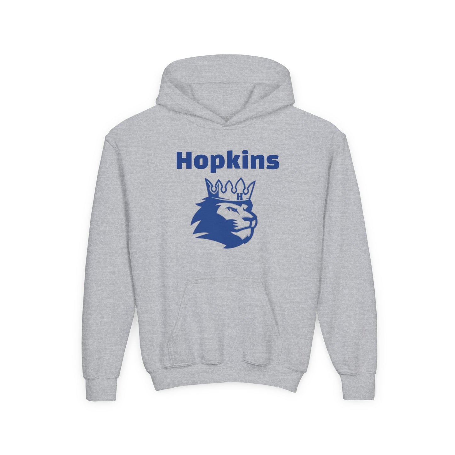 Youth Hooded Sweatshirt - 'Hopkins Royals' Design