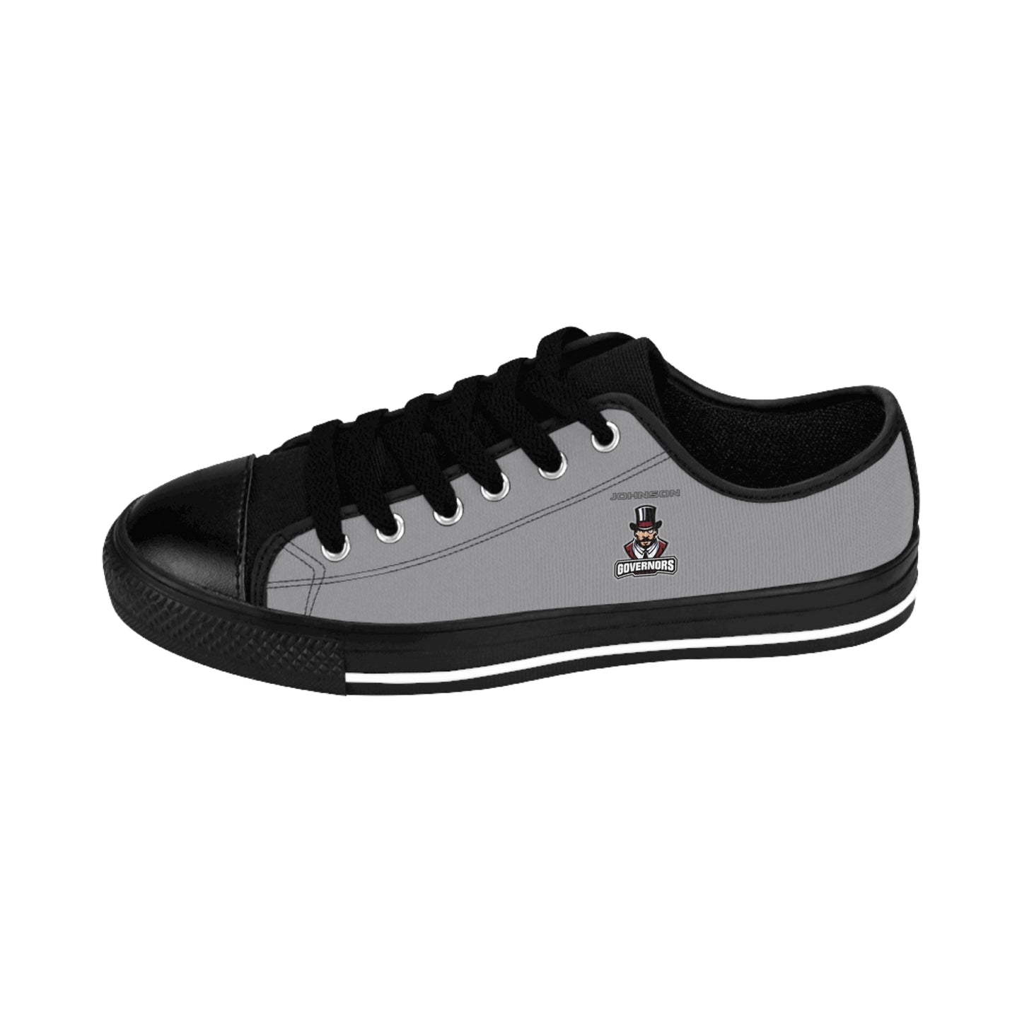 Saint Paul Johnson Men's Sneakers - Stylish Grey Casual Shoes with Governors Logo
