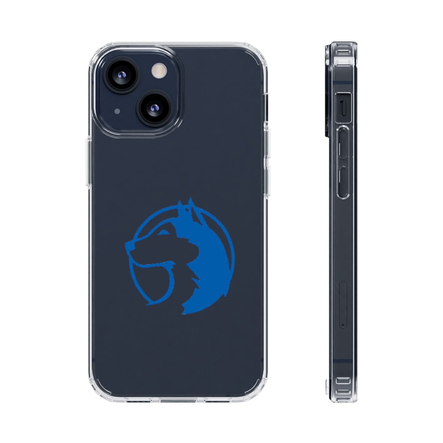 Saint Anthony Huskies Clear Phone Case