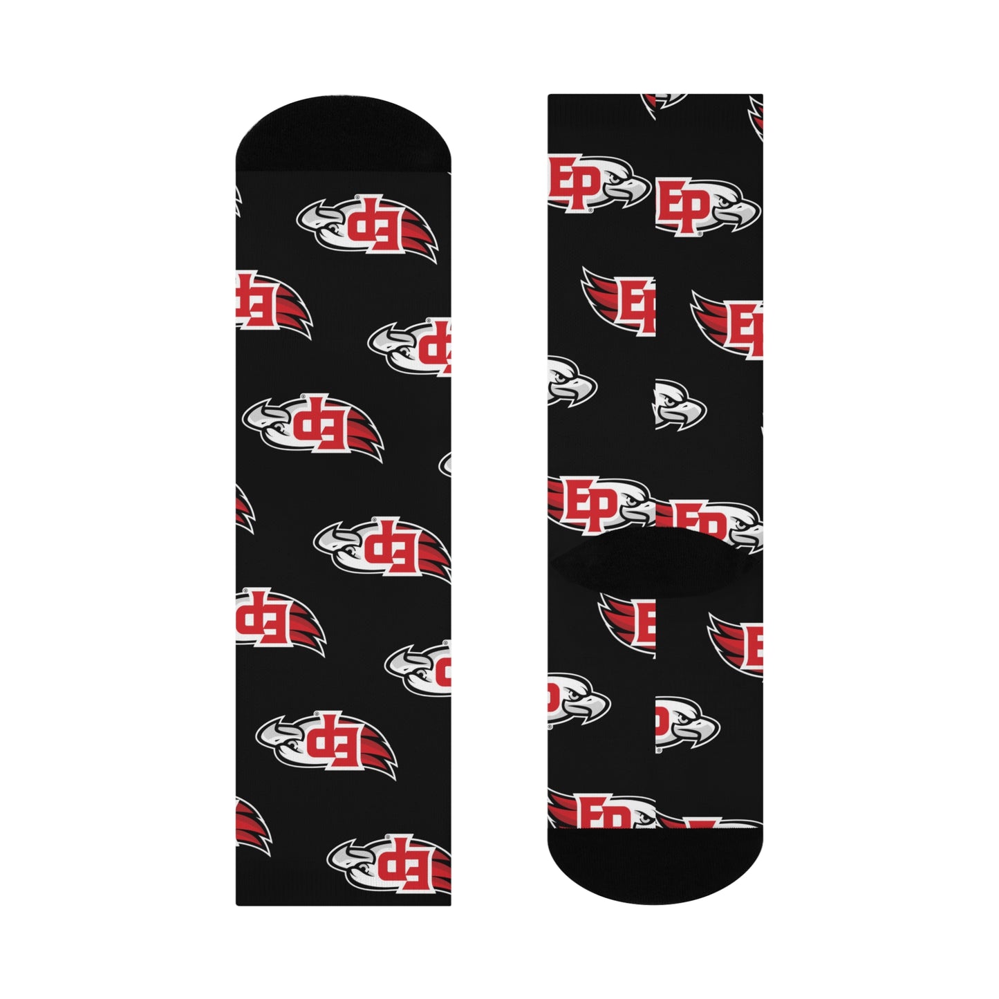 Eden Prairie Eagles Trendy Cushioned Crew Socks
