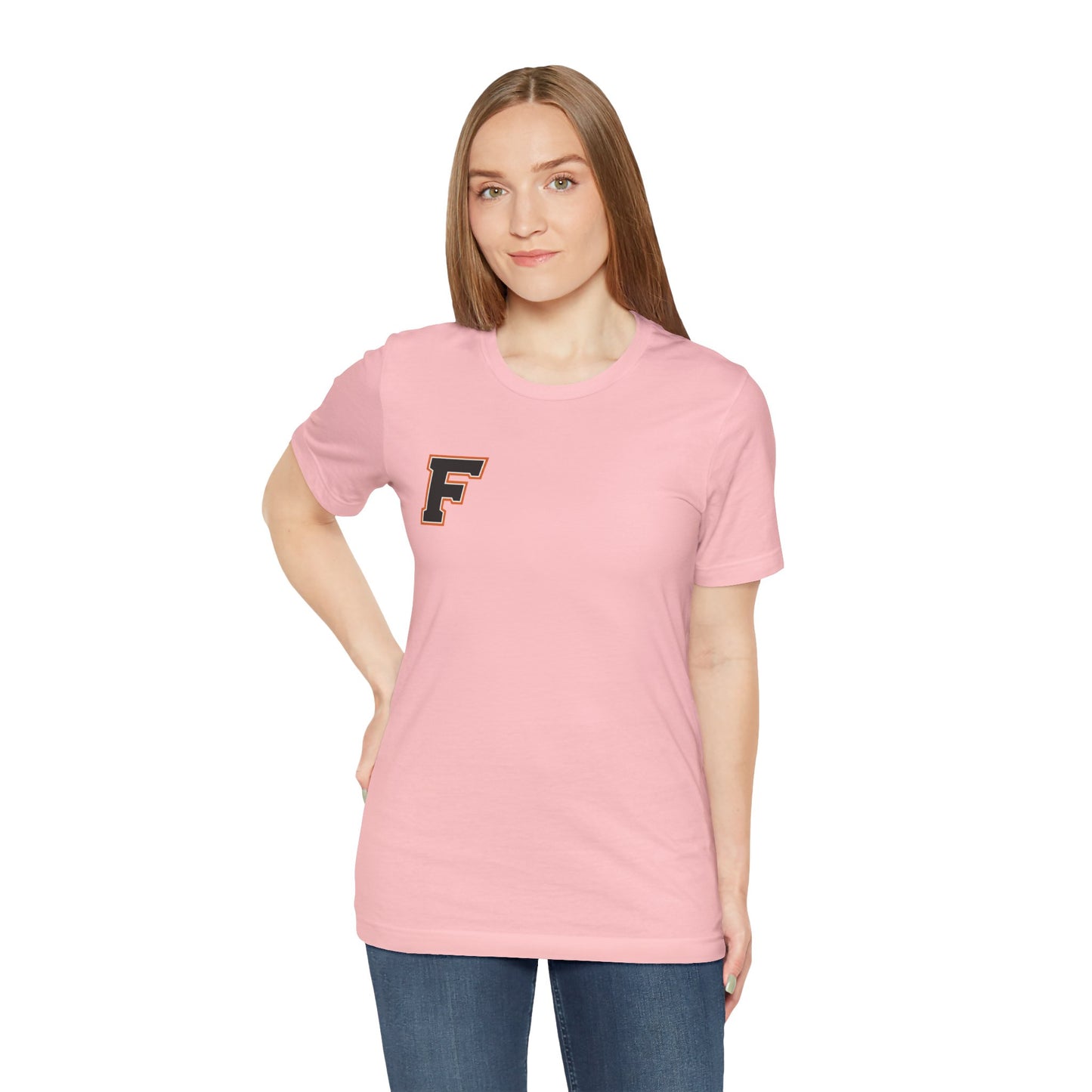Farmington Tigers 'F' Graphic Tee — Retro Letterman Style T-Shirt