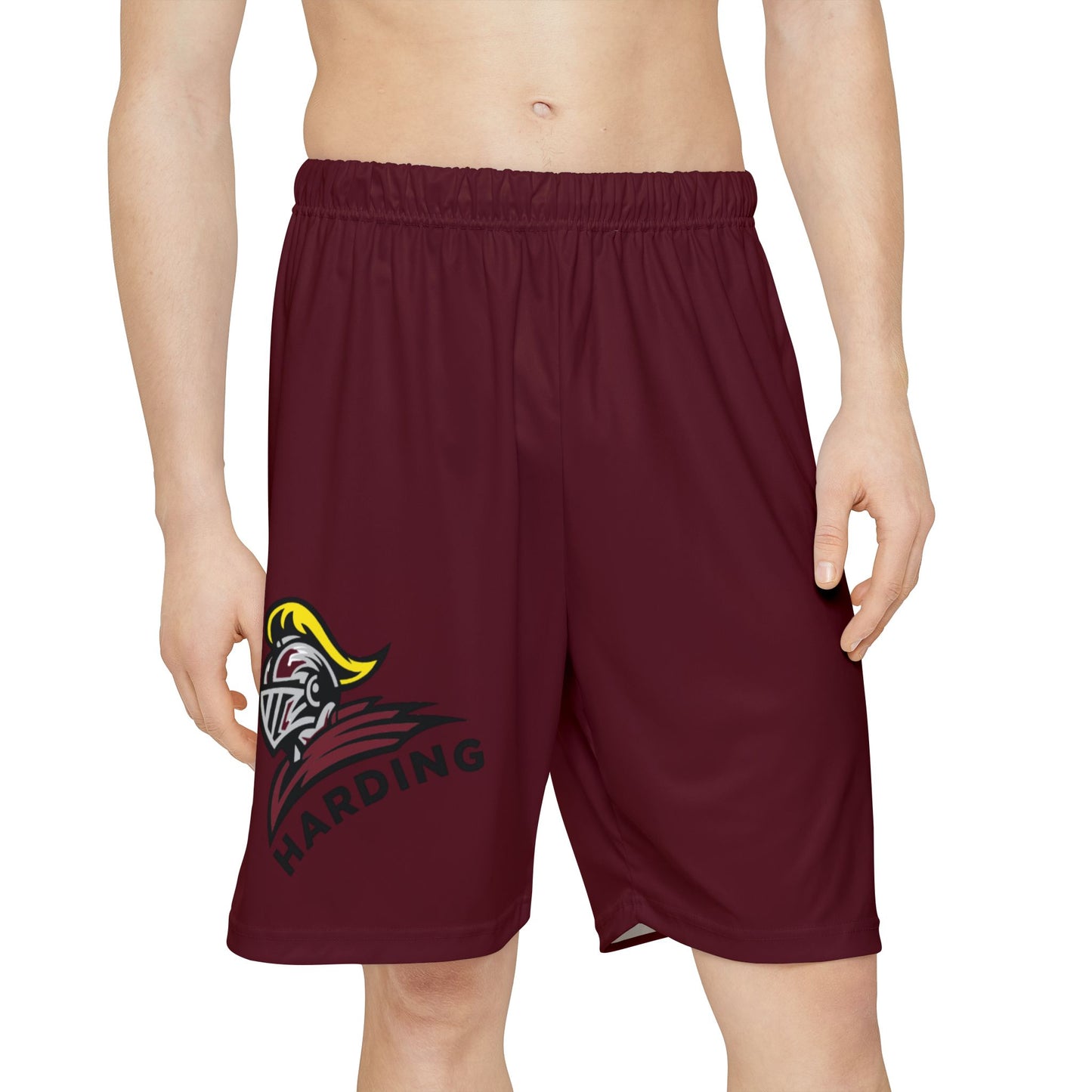 Saint Paul Harding Knights Men's Sports Shorts with Bold Design, Athletic Shorts for Workouts, Casual Wear