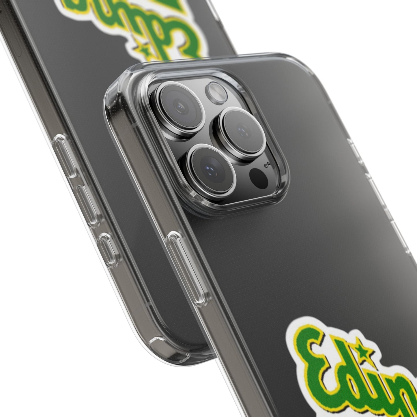 Custom Clear Phone Case with Edina Design - Stylish Protection for Your Smartphone