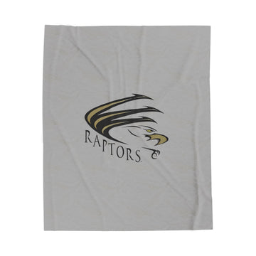 East Ridge Cozy Raptors Velveteen Blanket