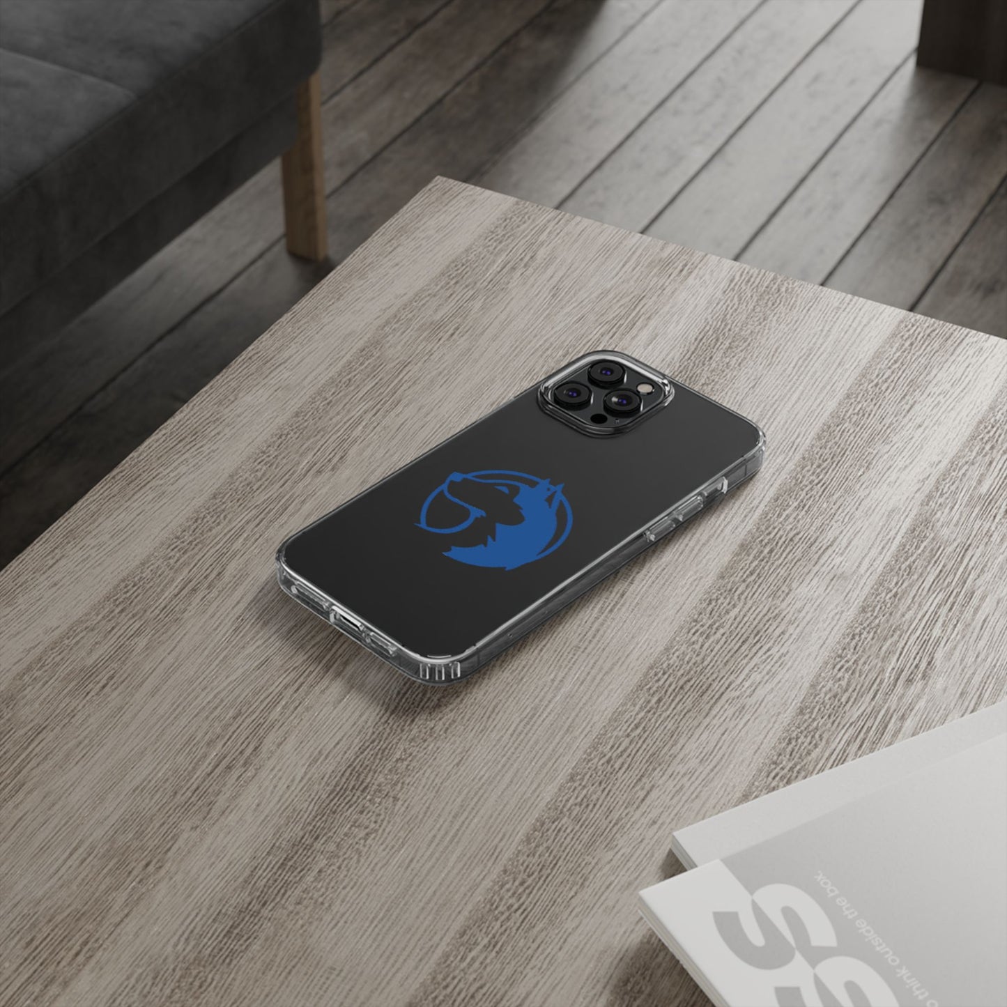Saint Anthony Huskies Clear Phone Case