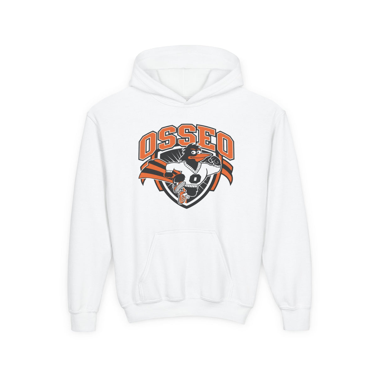 Youth Hooded Sweatshirt - 'Osseo Orioles' Design