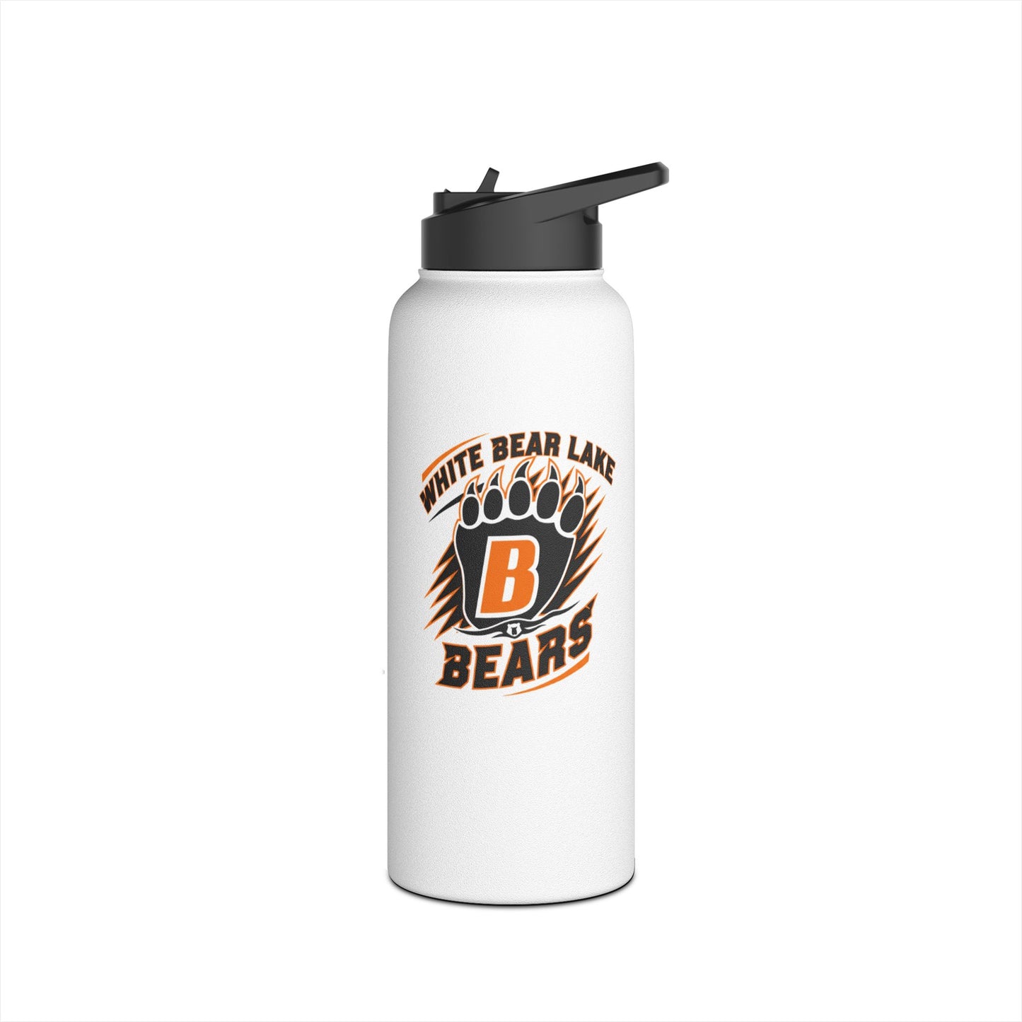 Water Bottle - White Bear Lake Bears Stainless Steel, Durable