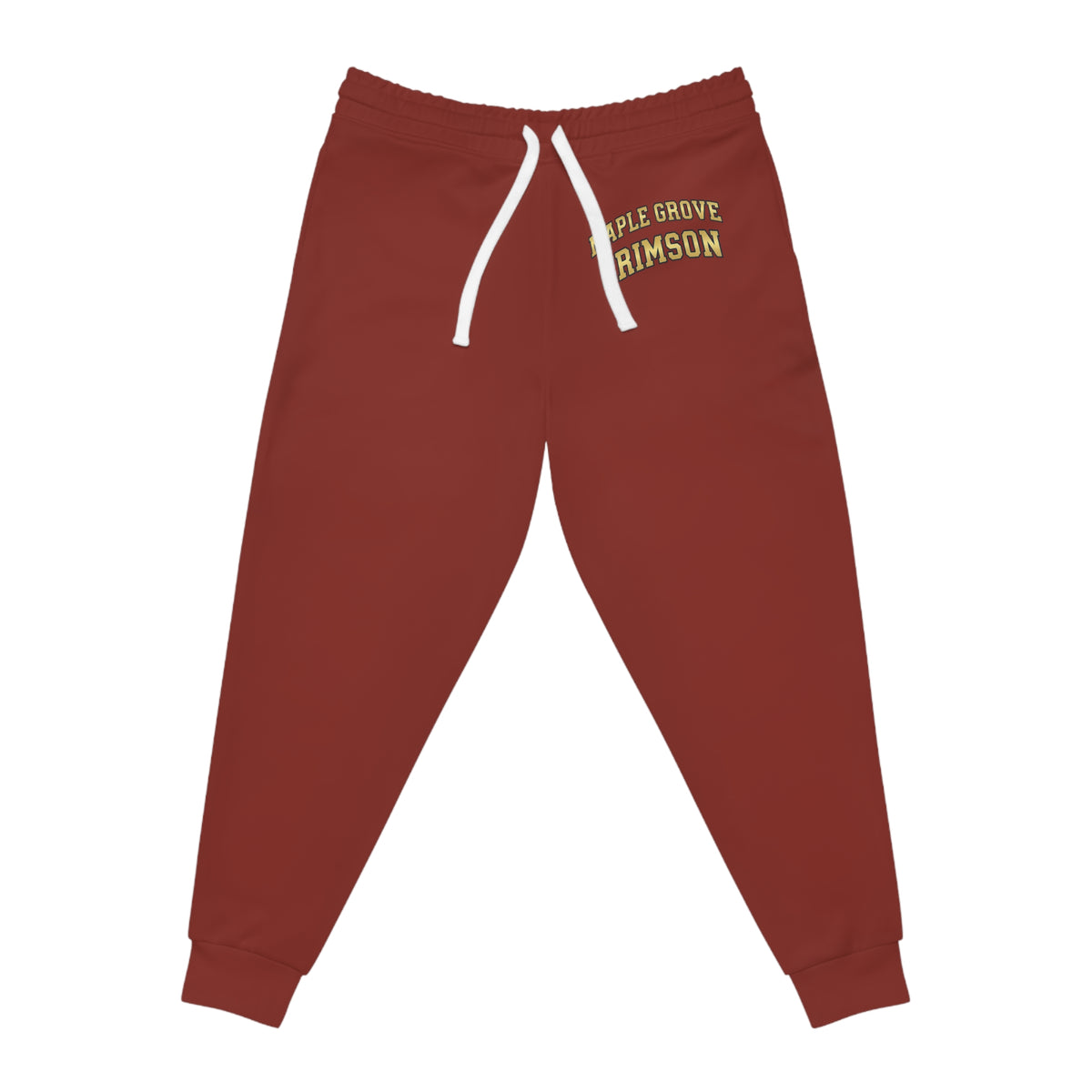 Maple Grove Crimson Athletic Joggers for Active Lifestyle