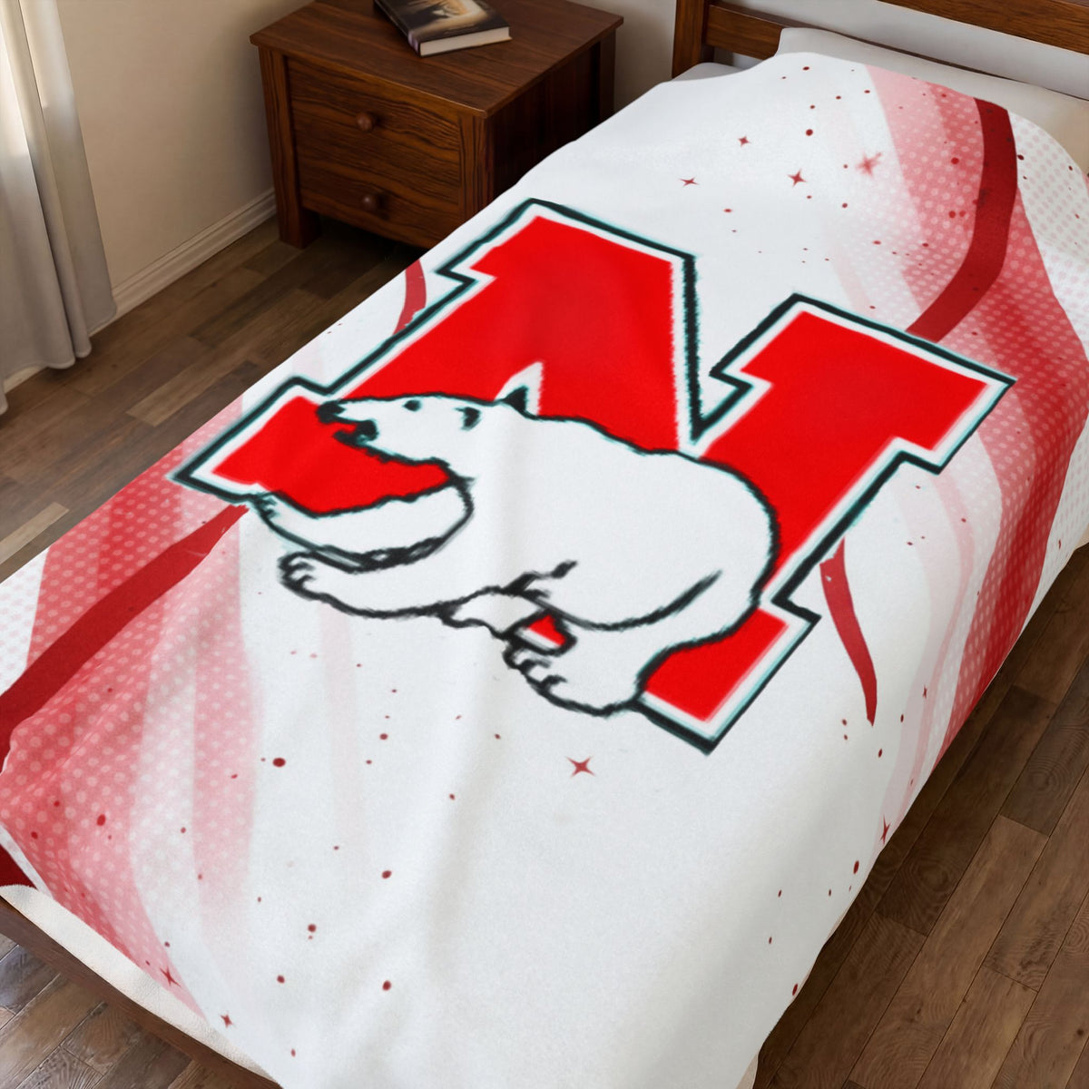 North Saint Paul Polars Plush Blanket
