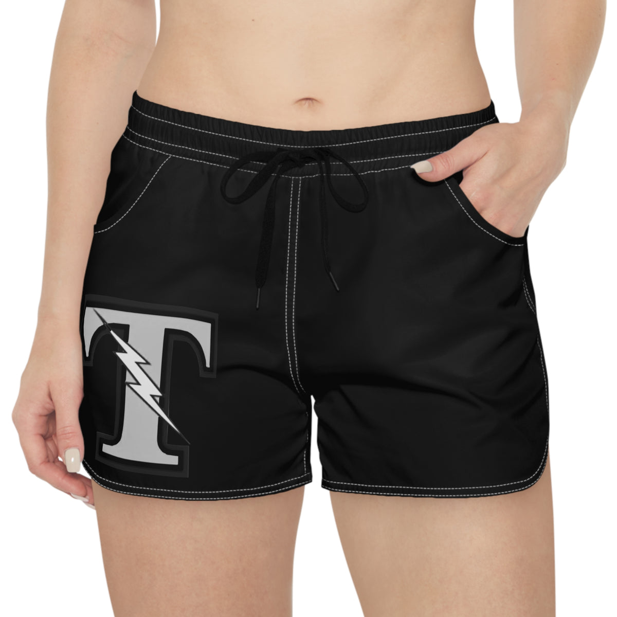 Tartan Titans Black Women's Casual Shorts