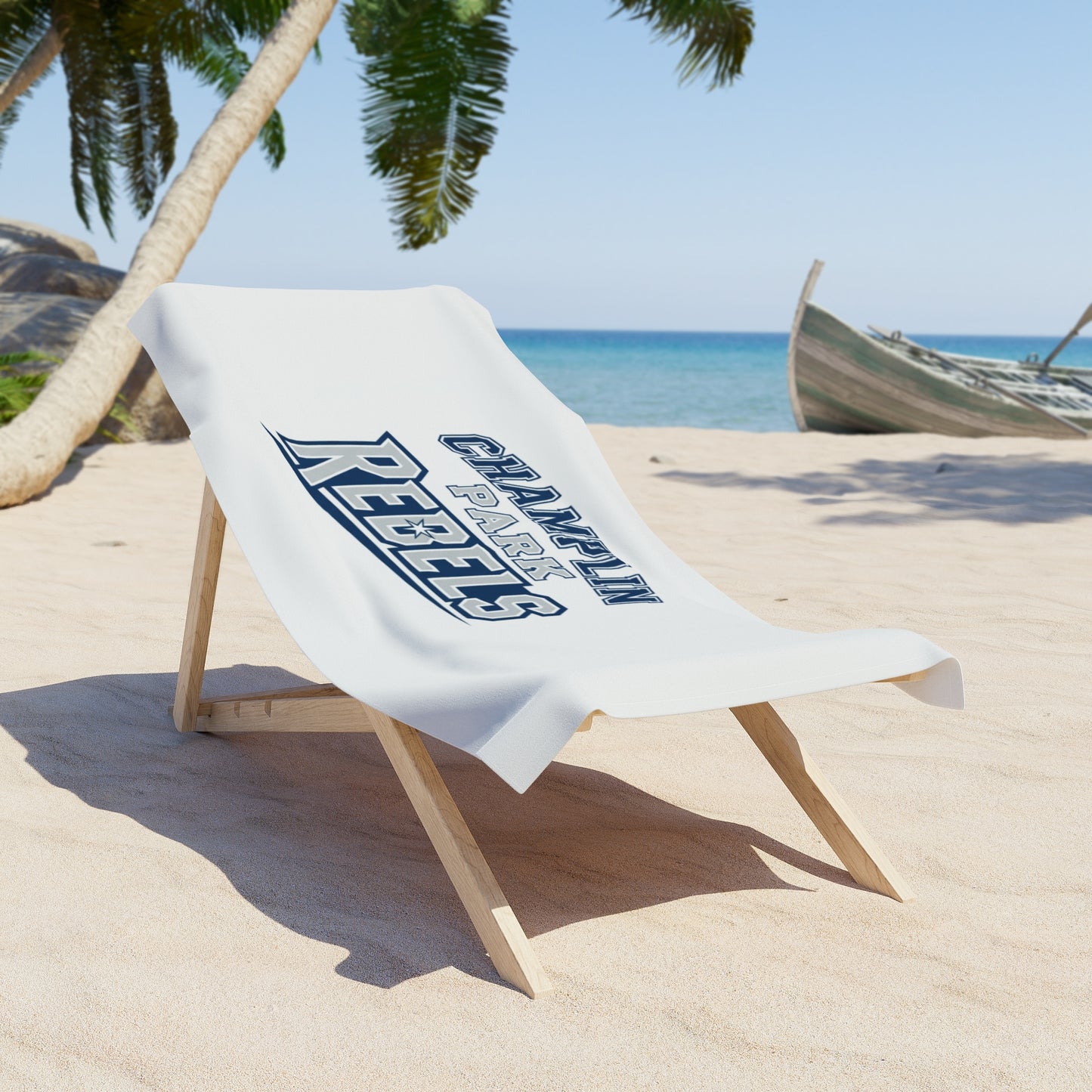 Champlin Park Rebels Beach Towel - Fun and Stylish Summer Essential for Beach Lovers