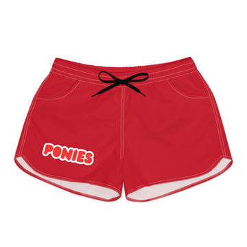 Stillwater Ponies Red Women's Casual Shorts