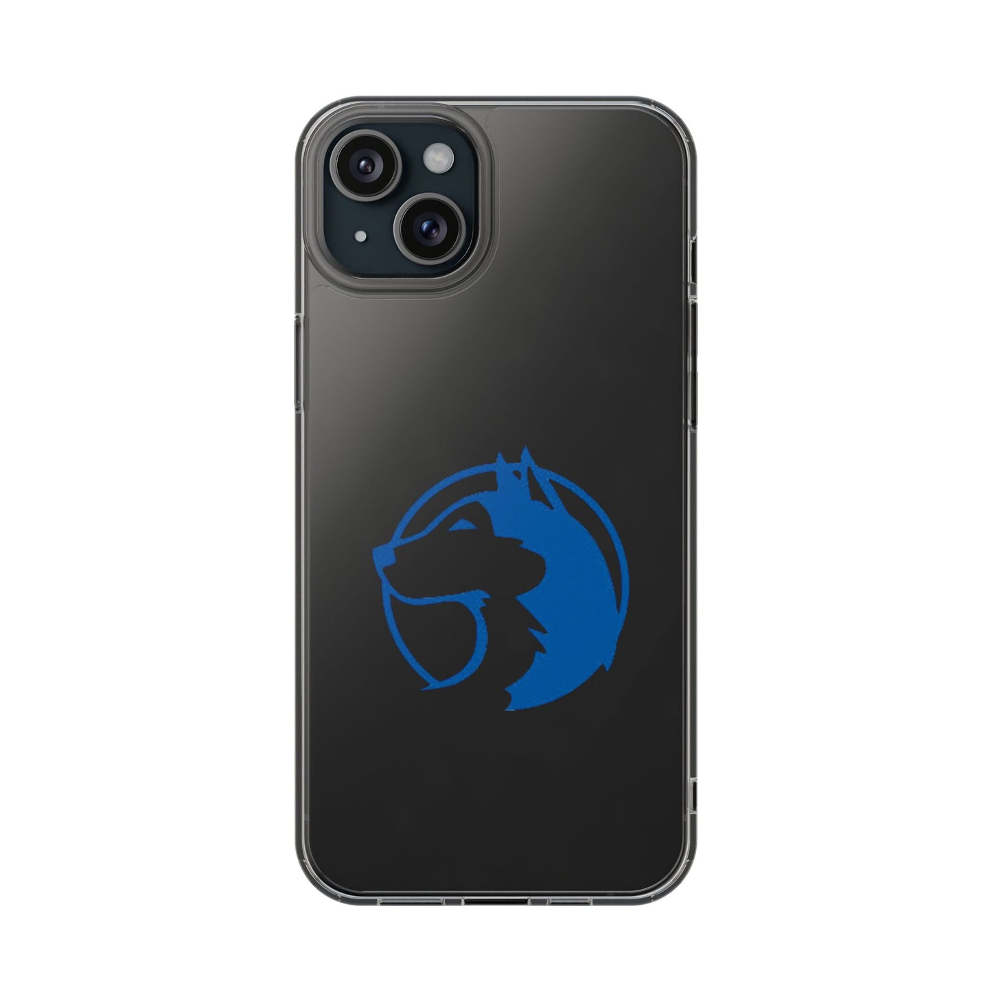Saint Anthony Huskies Clear Phone Case