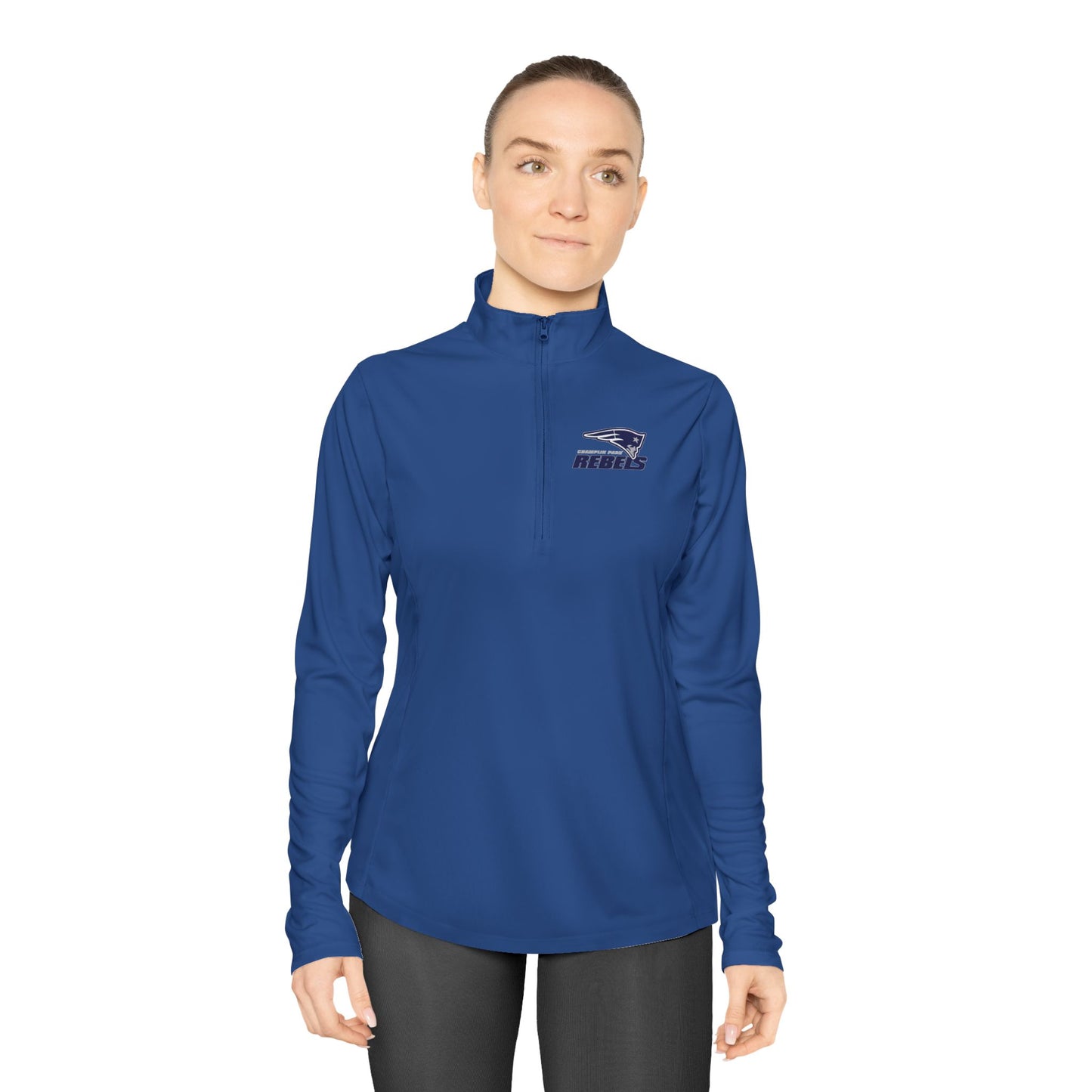 Champlin Park Rebels Ladies Quarter-Zip Pullover - Stylish & Comfortable Activewear