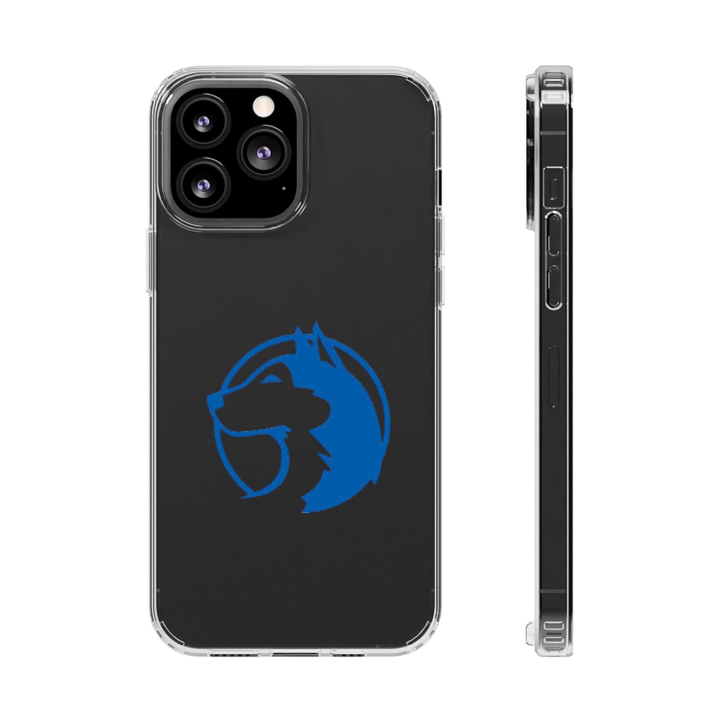 Saint Anthony Huskies Clear Phone Case