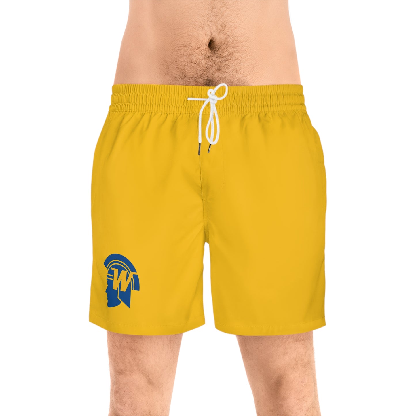 Wayzata Trojans Men's Yellow Swim Shorts - Perfect for Beach Days & Pool Parties