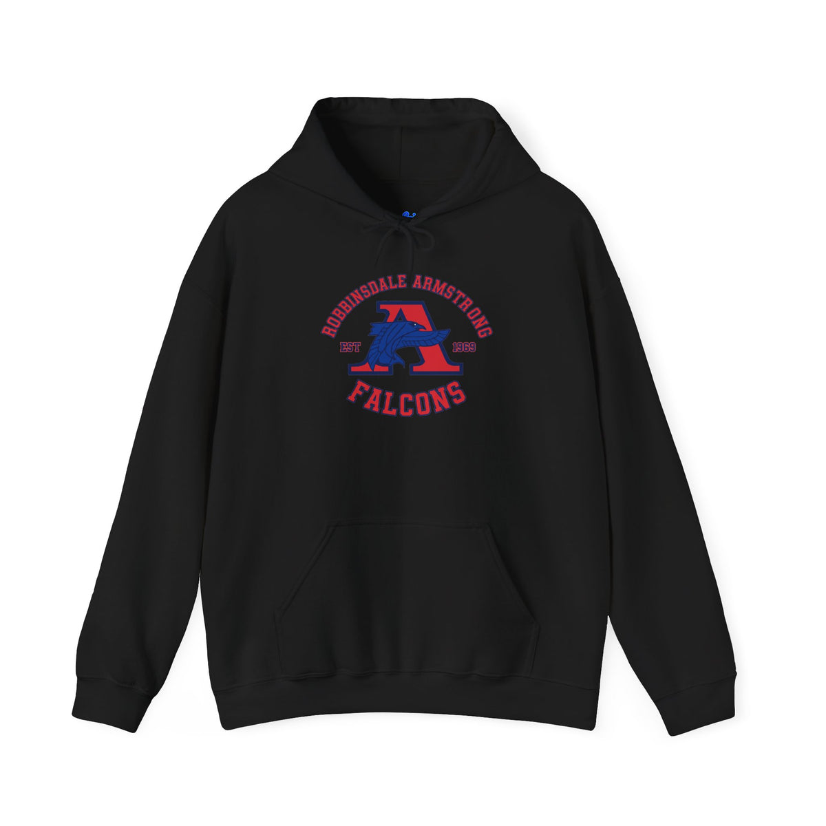 Falcons Athletic Crew Hoodie — Roundhill Armstrong Varsity Logo